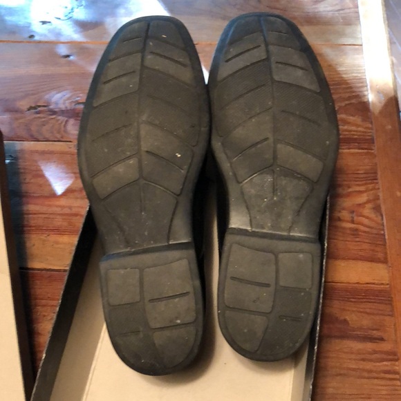 Bostonian men’s dress shoes NEWBURYPORT size 13M Black wing tips - Picture 3 of 4